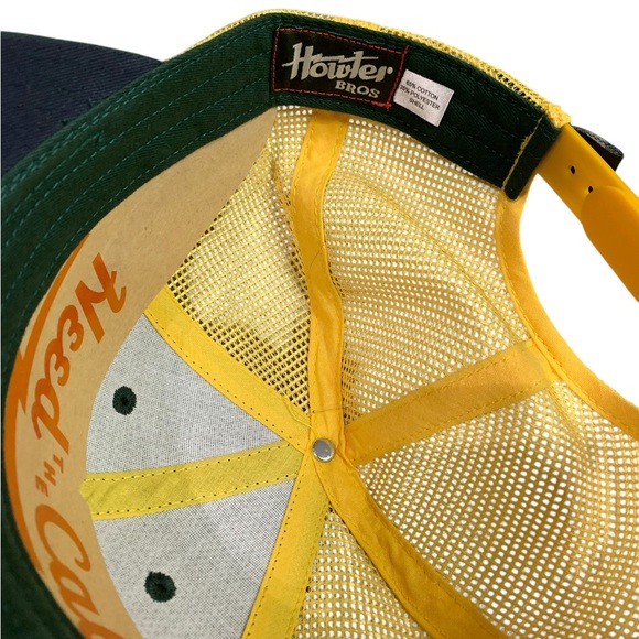 Howler Brothers Howler Electric Standard Hat: Green/YellowTwill, - Picture 6 of 8